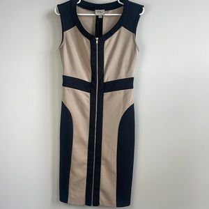 Black and cream business casual dress for any occasion